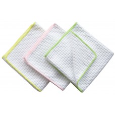  Microfiber Waffle Weave Dish Towels Cleaning Cloth 16 Inchx24 Inch 3 Pack