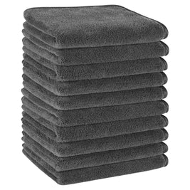 100% Microfiber Velvet Hand Towel for Bathroom, Soft & Absorbent, 380gsm