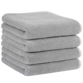 100% Microfiber Velvet Hand Towel for Bathroom, Soft & Absorbent, 380gsm