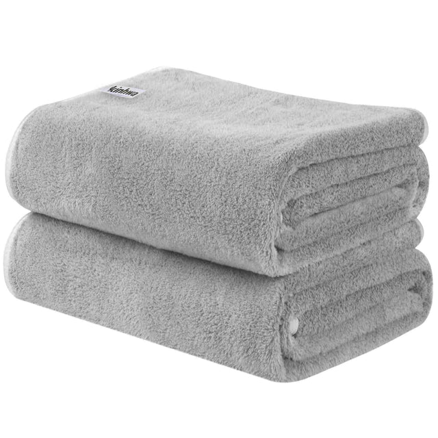 100% Microfiber Velvet Hand Towel for Bathroom, Soft & Absorbent, 380gsm