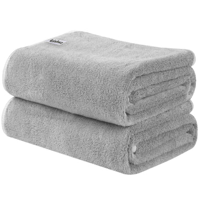16x30Inch 380GSM Microfiber Plush Black hand towel towels for Bathroom