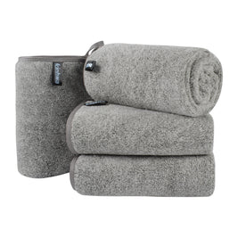 Premium Dove Gray Hand Towels for Bathroom