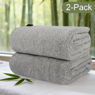 Premium Bamboo Charcoal Hand Towels for Bathroom