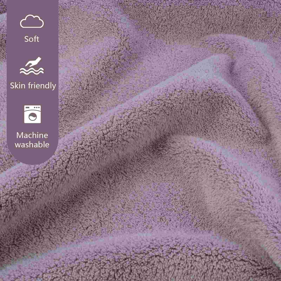 30x60Inch 380gsm 100% Microfiber Velvet Oversized Bath Towels on Sale