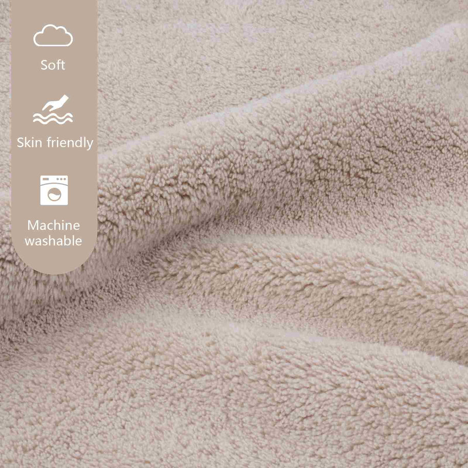 30x60Inch 380gsm 100% Microfiber Velvet Oversized Bath Towels on Sale