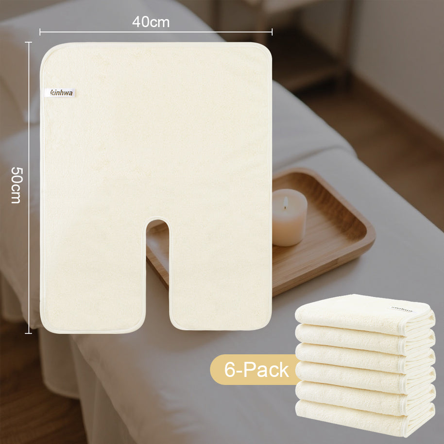40x50cm Soft Beauty Salon Towels | Split Design Microfiber Face Towels for Spa