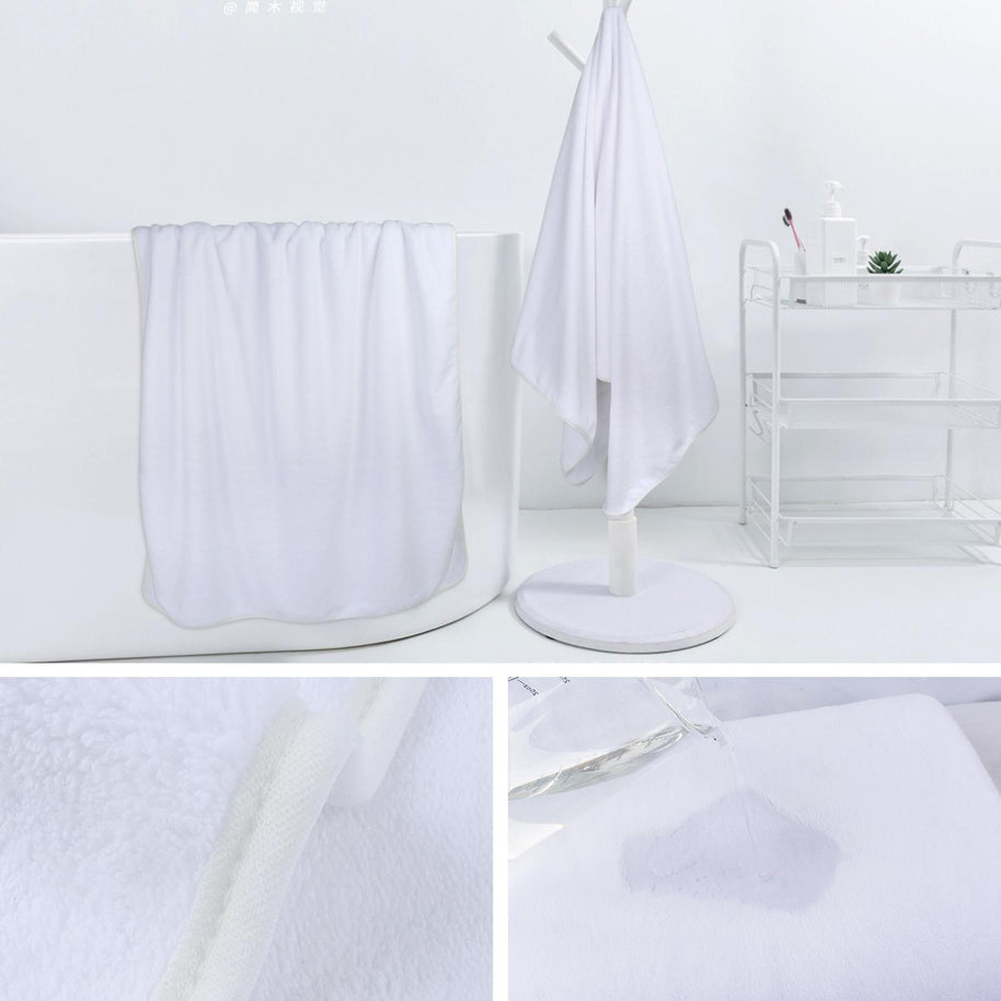 30x60Inch 380gsm 100% Microfiber Velvet Oversized Bath Towels on Sale