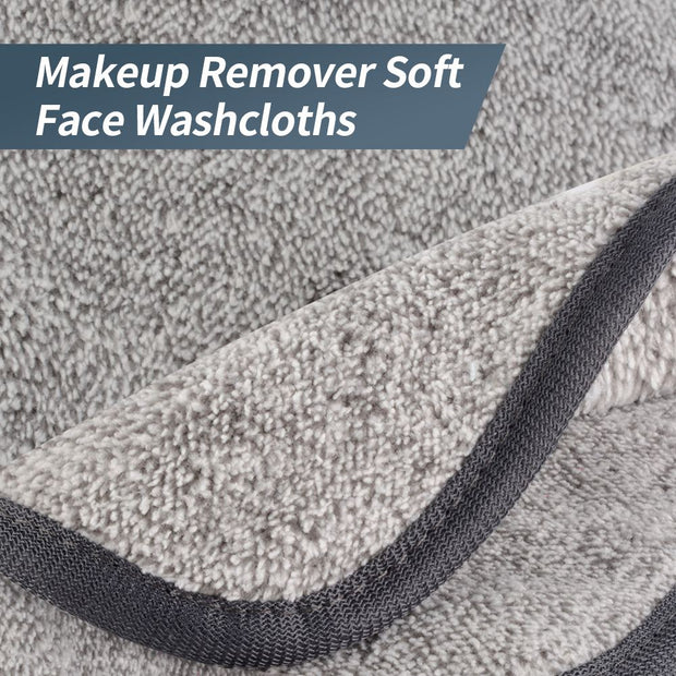 5.9x5.9in No Odor Makeup Remover Towels | Washable Microfiber Make-Up Pads