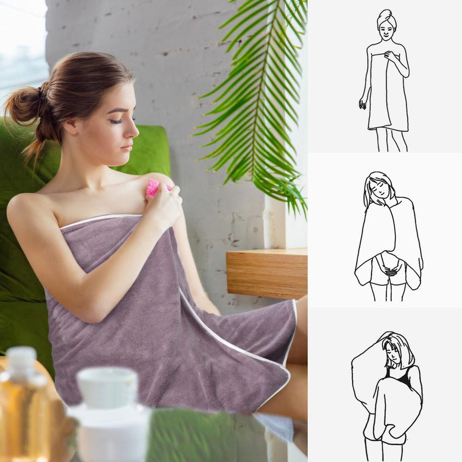 30x60Inch 380gsm 100% Microfiber Velvet Oversized Bath Towels on Sale