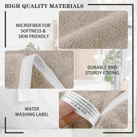 KinHwa Plush Personalized Hand Towel for Bathroom