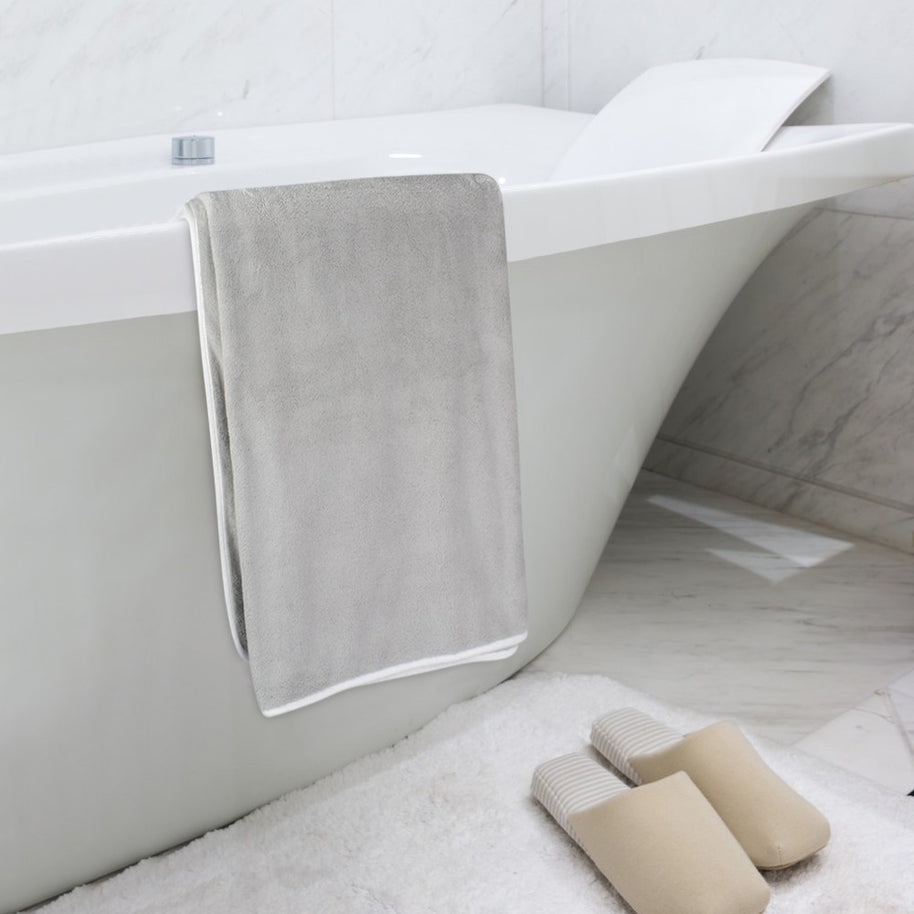 30x60Inch 380gsm 100% Microfiber Velvet Oversized Bath Towels on Sale