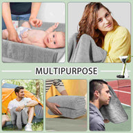 KinHwa Gray Microfiber Hand Towels on Sale