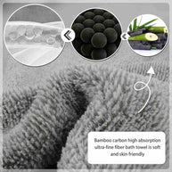 gray hand towels