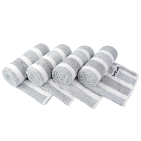 KinHwa Warp-Knit Microfiber Hair Towels Wraps | Terry Cloth