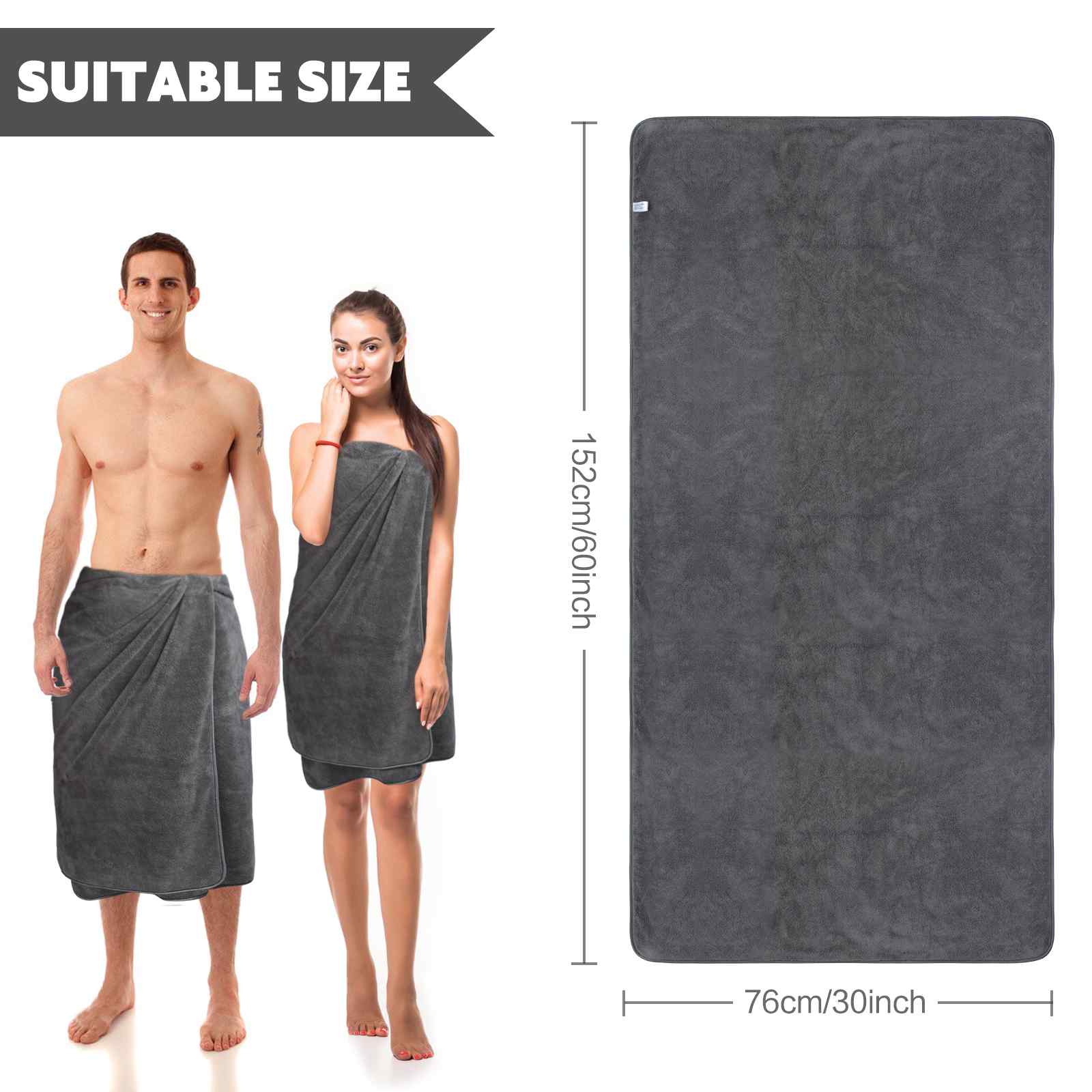 KinHwa Oversized Bath Towel on Sale