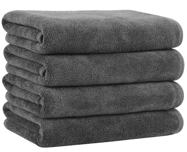 16x30In 400GSM Brushed Micrfiber Hand Towels | Reusable Face Cloth Towels