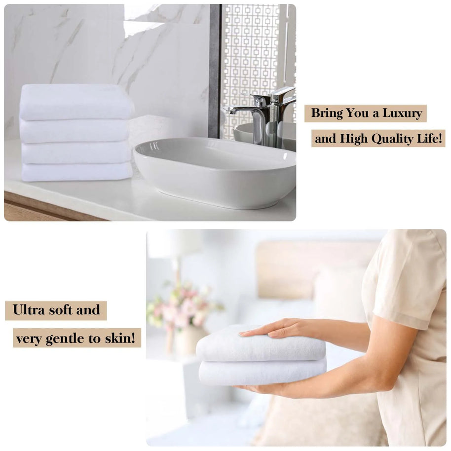 Super Absorbent Hand Towel for Bathroom, 380gsm