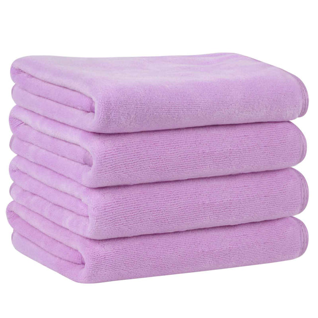 16x30In 400GSM Brushed Micrfiber Hand Towels | Reusable Face Cloth Towels