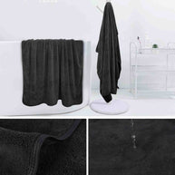 30x60Inch 380gsm 100% Microfiber Velvet Oversized Bath Towels on Sale