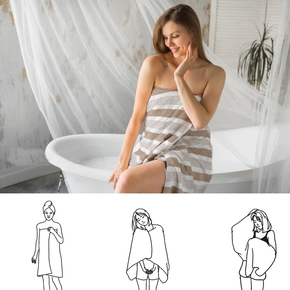 KinHwa Large Microfiber Bath Towels Near Me 