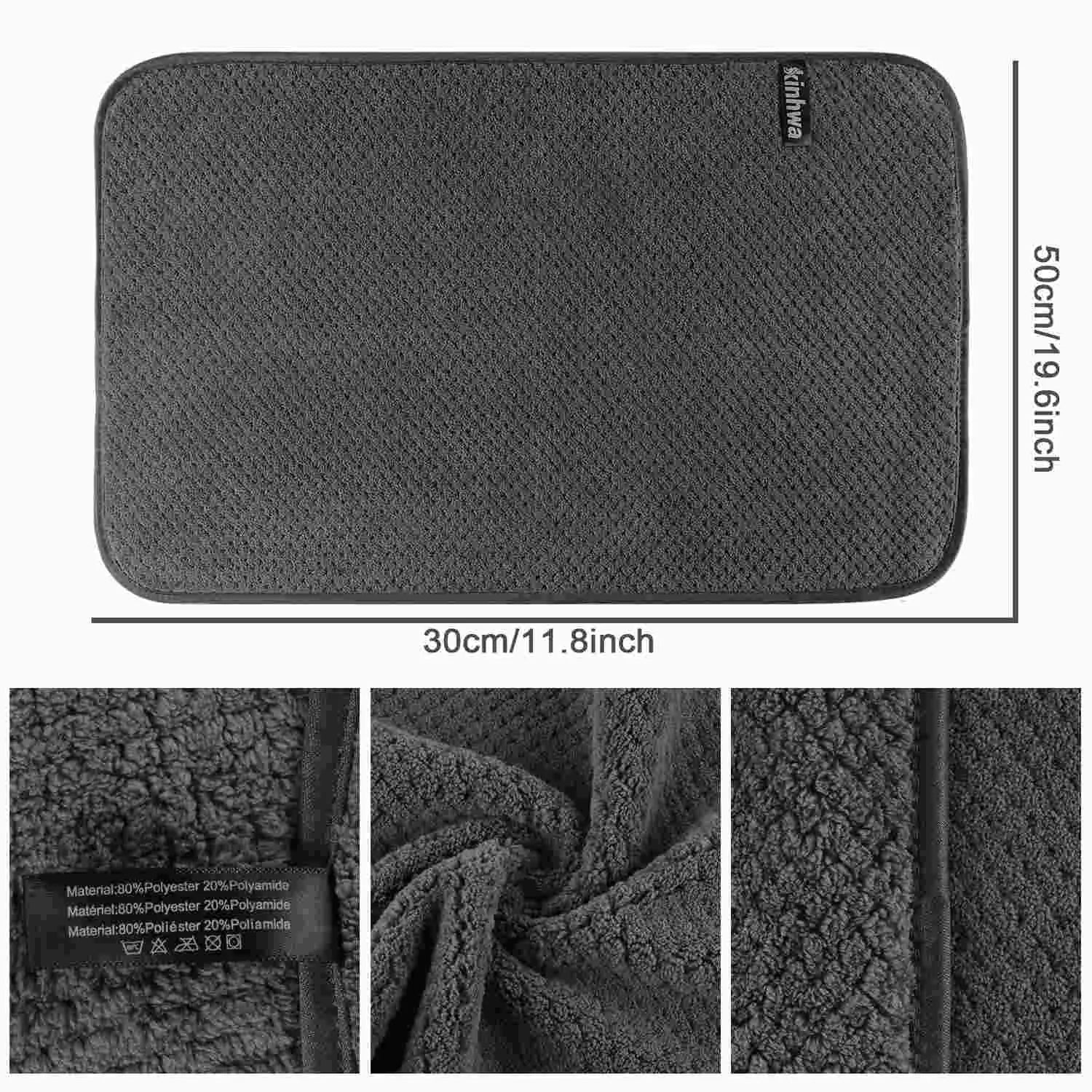 KinHwa Plush Workout Towels for Workout 12x20 Inch