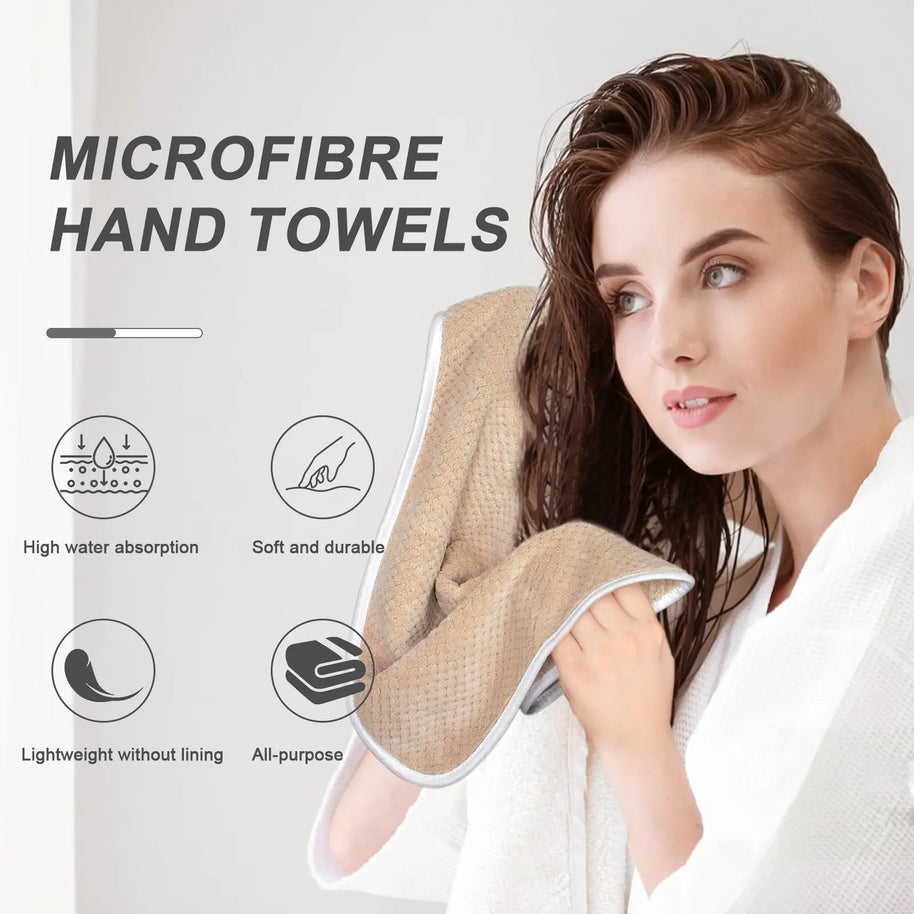 KinHwa Plush Workout Towels for Workout 12x20 Inch