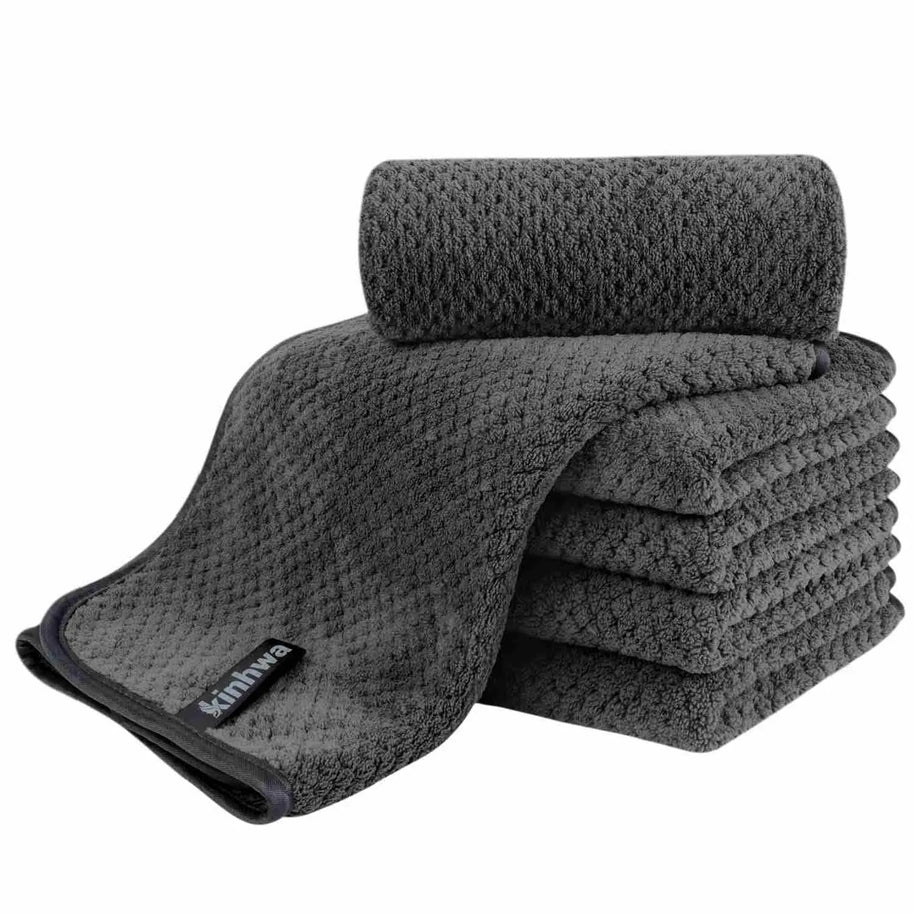 KinHwa Plush Workout Towels for Workout 12x20 Inch