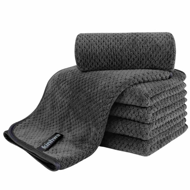 KinHwa Plush Workout Towels for Workout 12x20 Inch