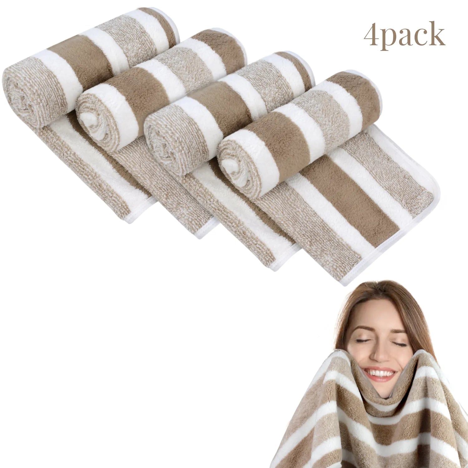 Super Absorbent Hand Towel for Bathroom, 380gsm