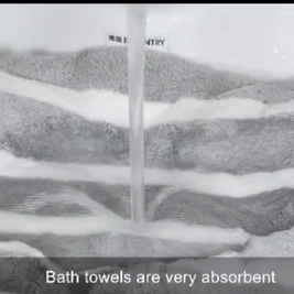 Super Absorbent Bath Towel 30x60Inch,380gsm