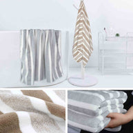 KinHwa Warp-Knit Large Microfiber Bath Towels 30x60 Inch