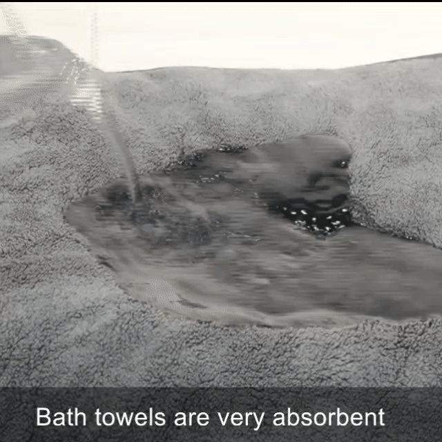 Super Absorbent Bath Towel 30x60Inch,380gsm