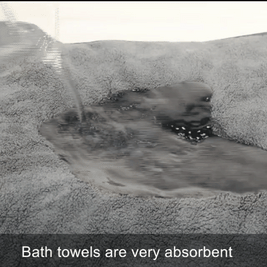 Super Absorbent Bath Towel 30x60Inch,380gsm